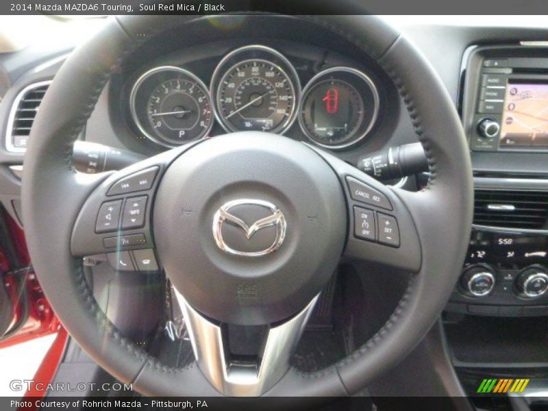 Soul Red Mica / Black 2014 Mazda MAZDA6 Touring