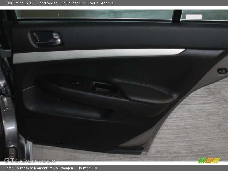 Liquid Platinum Silver / Graphite 2008 Infiniti G 35 S Sport Sedan