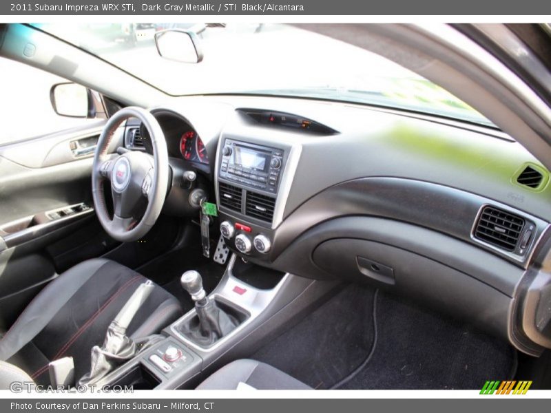 Dark Gray Metallic / STI  Black/Alcantara 2011 Subaru Impreza WRX STi