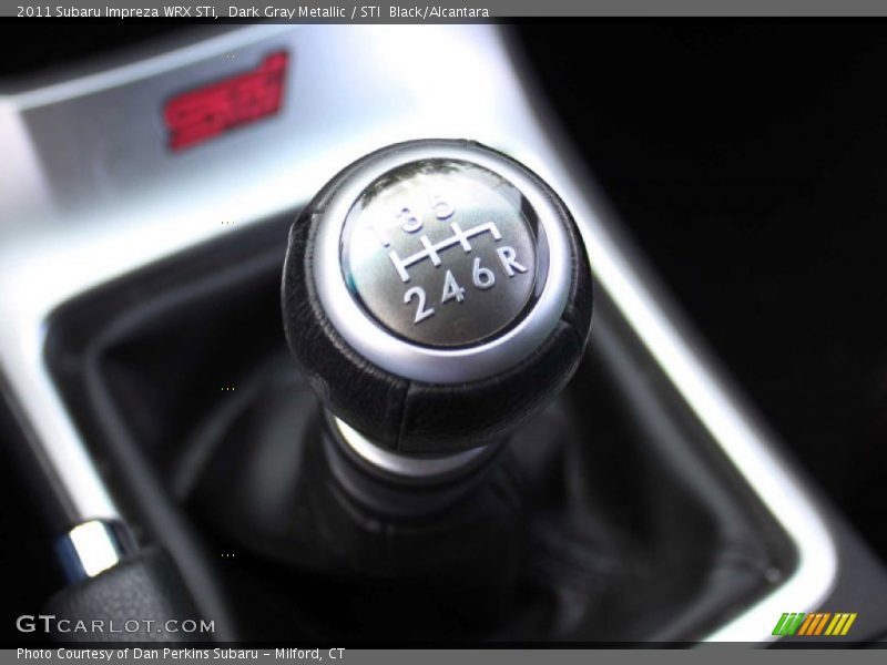 Dark Gray Metallic / STI  Black/Alcantara 2011 Subaru Impreza WRX STi