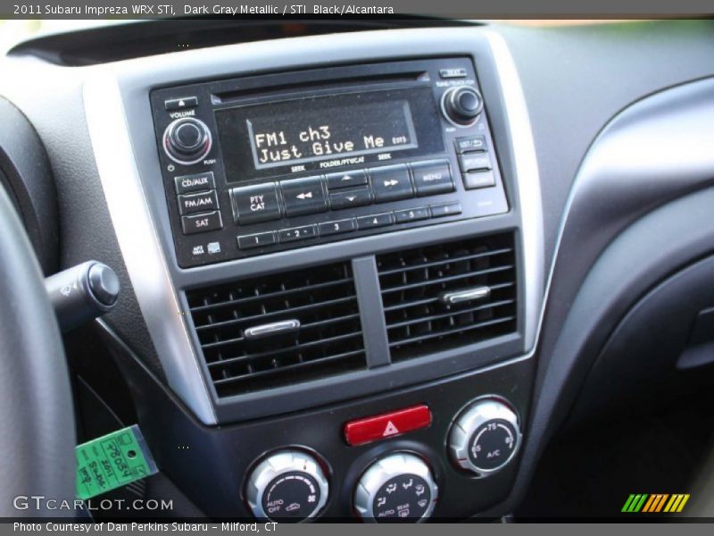 Dark Gray Metallic / STI  Black/Alcantara 2011 Subaru Impreza WRX STi