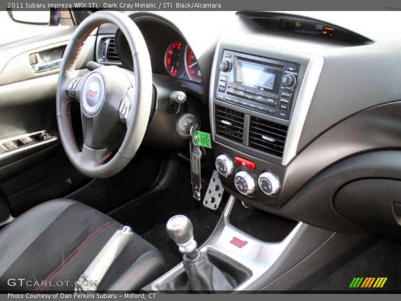 Dark Gray Metallic / STI  Black/Alcantara 2011 Subaru Impreza WRX STi