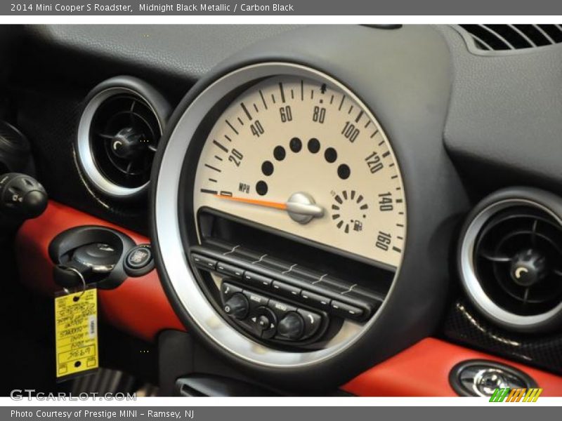 Midnight Black Metallic / Carbon Black 2014 Mini Cooper S Roadster