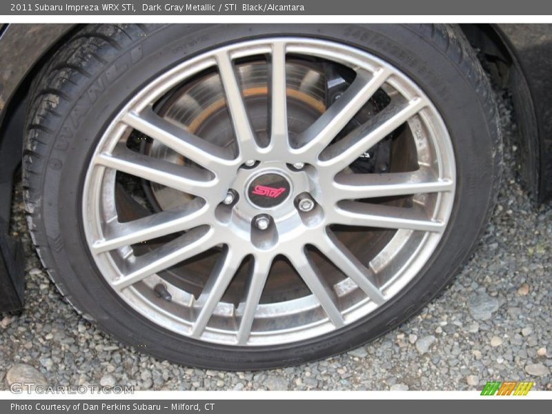 Dark Gray Metallic / STI  Black/Alcantara 2011 Subaru Impreza WRX STi