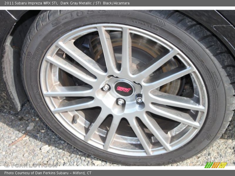 Dark Gray Metallic / STI  Black/Alcantara 2011 Subaru Impreza WRX STi