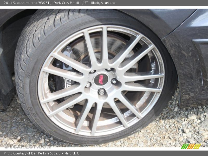 Dark Gray Metallic / STI  Black/Alcantara 2011 Subaru Impreza WRX STi