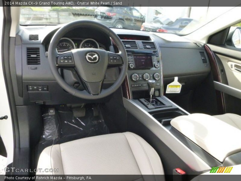 Dashboard of 2014 CX-9 Grand Touring AWD