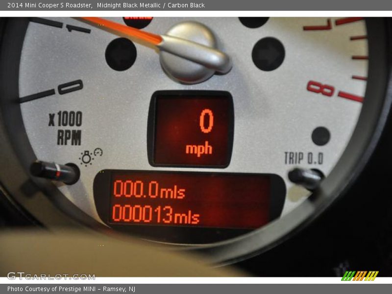 Midnight Black Metallic / Carbon Black 2014 Mini Cooper S Roadster