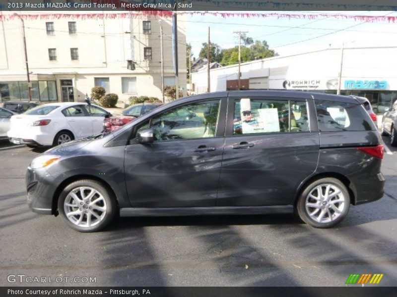 Meteor Gray Mica / Sand 2013 Mazda MAZDA5 Grand Touring