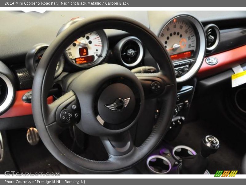 Midnight Black Metallic / Carbon Black 2014 Mini Cooper S Roadster