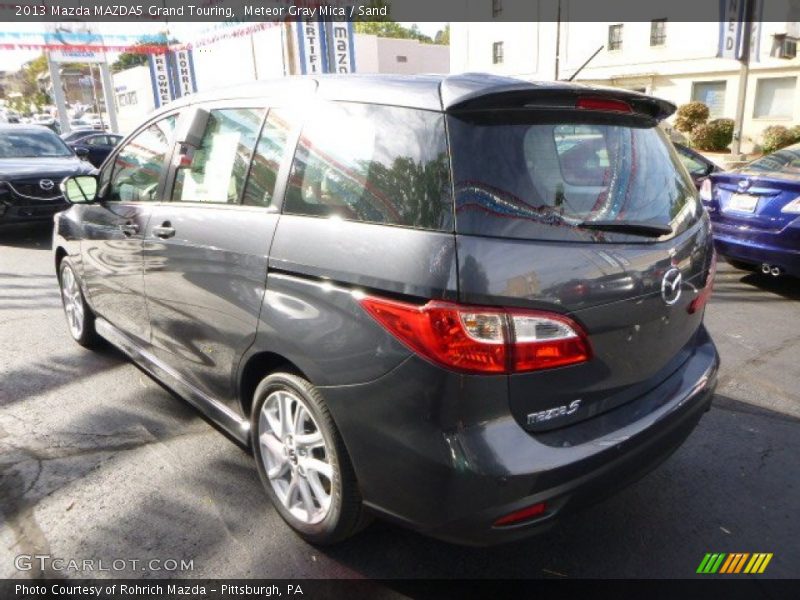 Meteor Gray Mica / Sand 2013 Mazda MAZDA5 Grand Touring