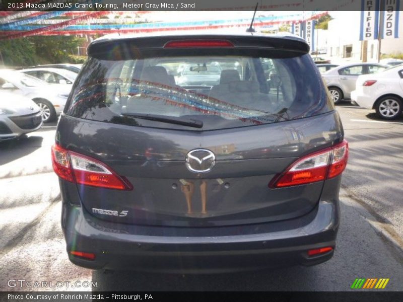 Meteor Gray Mica / Sand 2013 Mazda MAZDA5 Grand Touring