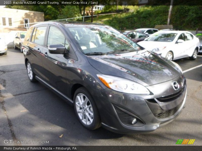 Meteor Gray Mica / Sand 2013 Mazda MAZDA5 Grand Touring