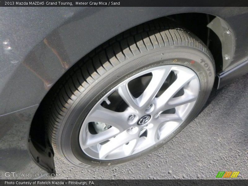 Meteor Gray Mica / Sand 2013 Mazda MAZDA5 Grand Touring