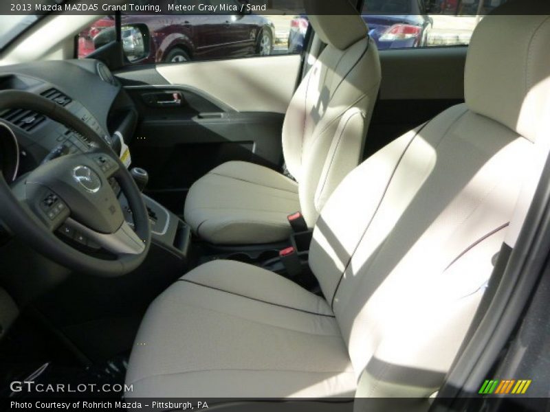 Meteor Gray Mica / Sand 2013 Mazda MAZDA5 Grand Touring