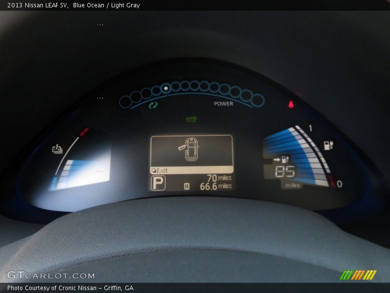 Blue Ocean / Light Gray 2013 Nissan LEAF SV