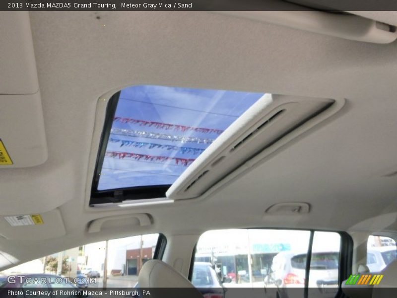 Meteor Gray Mica / Sand 2013 Mazda MAZDA5 Grand Touring