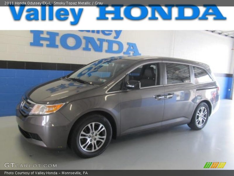 Smoky Topaz Metallic / Gray 2011 Honda Odyssey EX-L