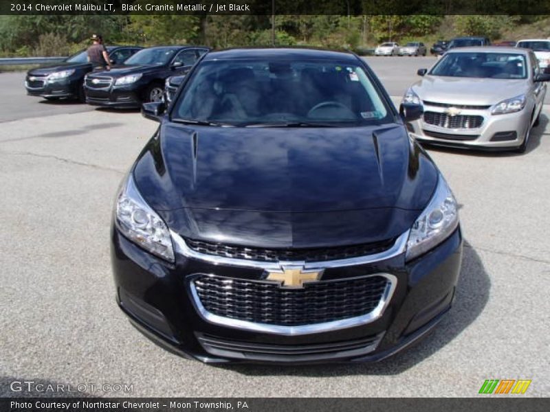 Black Granite Metallic / Jet Black 2014 Chevrolet Malibu LT
