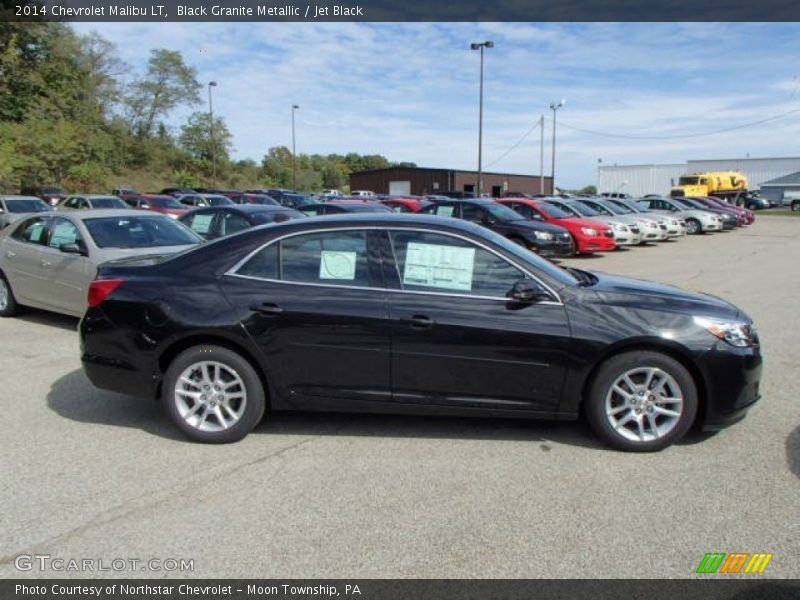 Black Granite Metallic / Jet Black 2014 Chevrolet Malibu LT