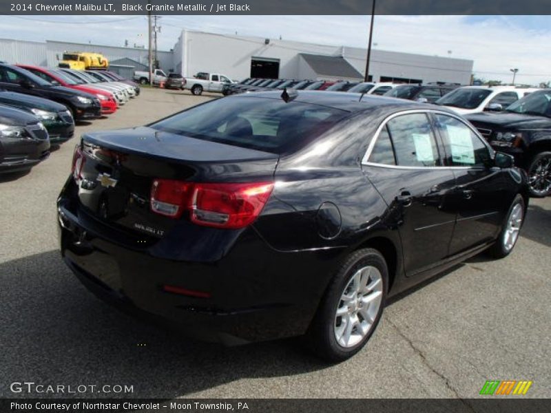 Black Granite Metallic / Jet Black 2014 Chevrolet Malibu LT