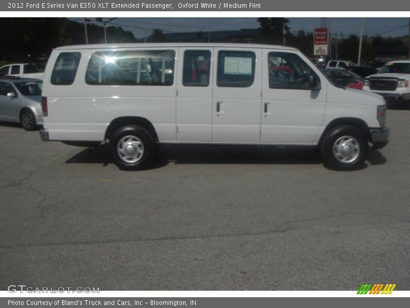 Oxford White / Medium Flint 2012 Ford E Series Van E350 XLT Extended Passenger