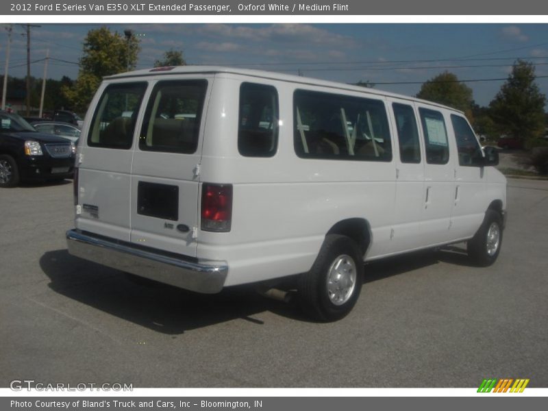 Oxford White / Medium Flint 2012 Ford E Series Van E350 XLT Extended Passenger