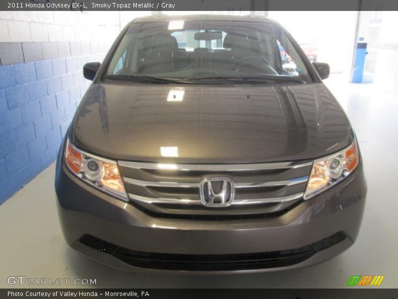 Smoky Topaz Metallic / Gray 2011 Honda Odyssey EX-L