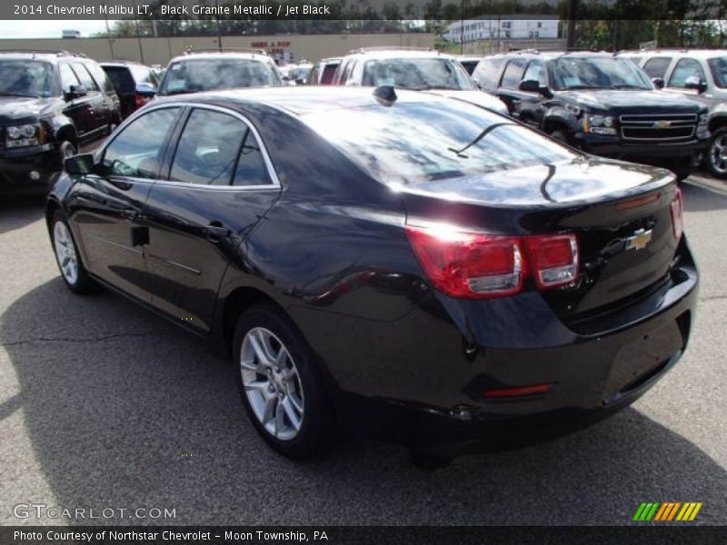 Black Granite Metallic / Jet Black 2014 Chevrolet Malibu LT