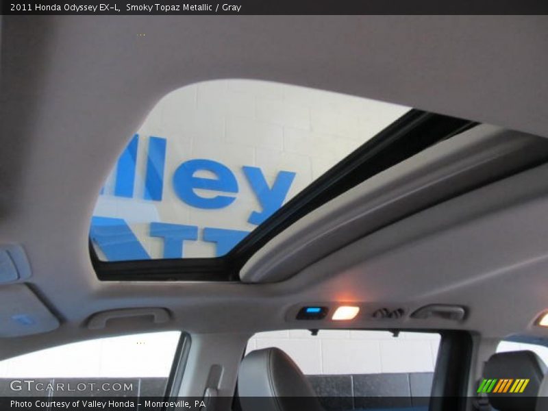 Smoky Topaz Metallic / Gray 2011 Honda Odyssey EX-L