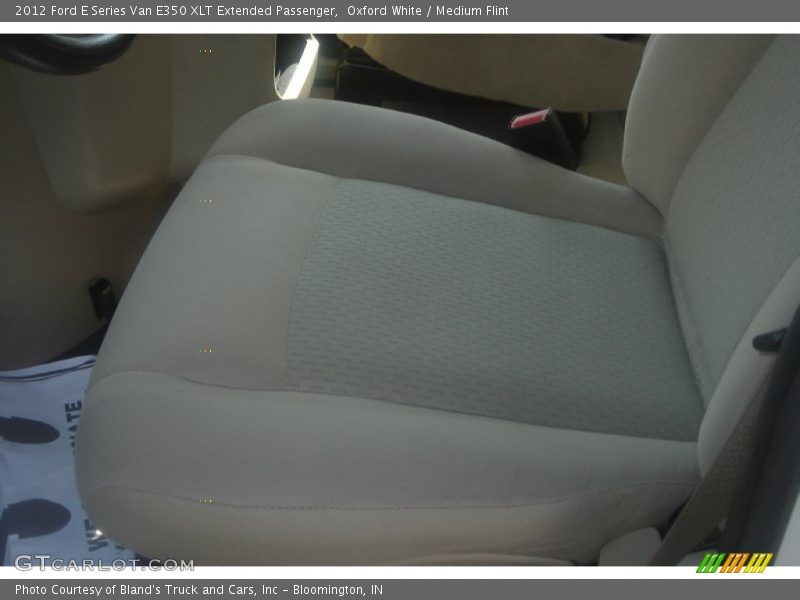 Oxford White / Medium Flint 2012 Ford E Series Van E350 XLT Extended Passenger