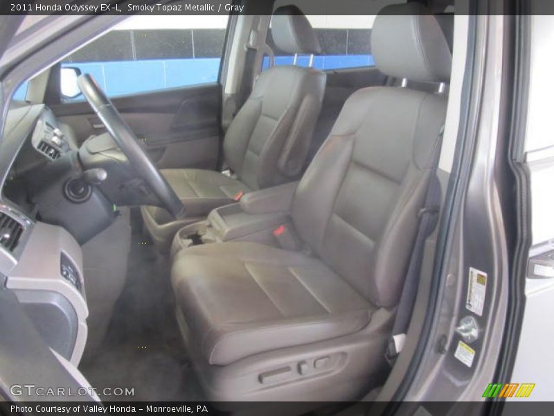 Smoky Topaz Metallic / Gray 2011 Honda Odyssey EX-L