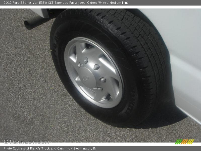 Oxford White / Medium Flint 2012 Ford E Series Van E350 XLT Extended Passenger