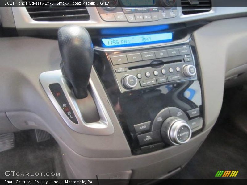 Smoky Topaz Metallic / Gray 2011 Honda Odyssey EX-L