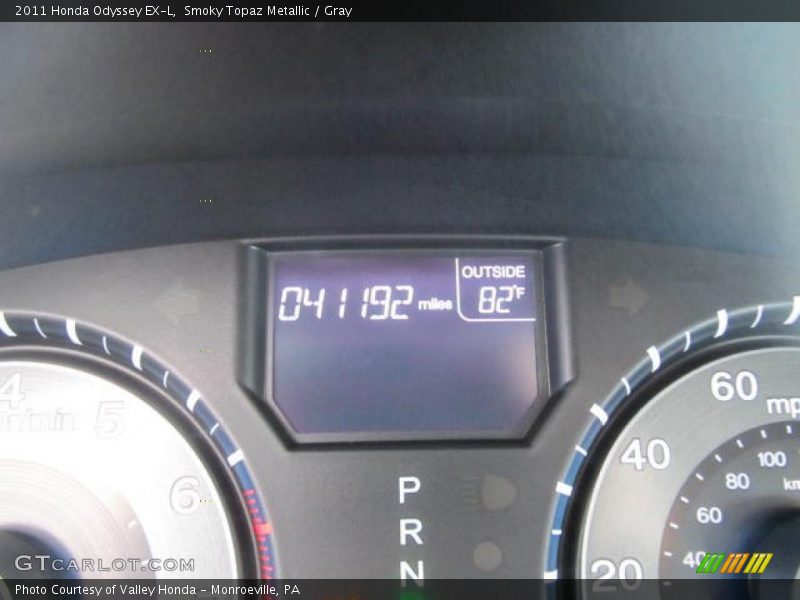 Smoky Topaz Metallic / Gray 2011 Honda Odyssey EX-L