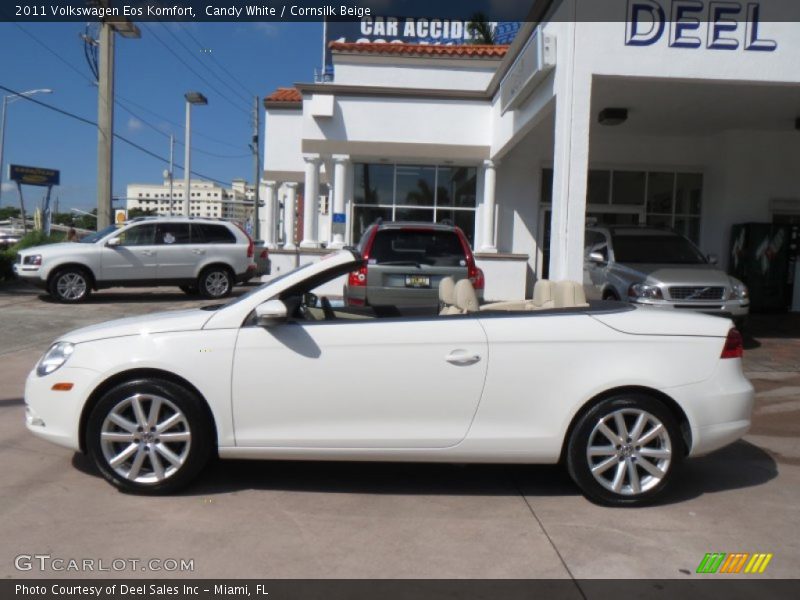 Candy White / Cornsilk Beige 2011 Volkswagen Eos Komfort