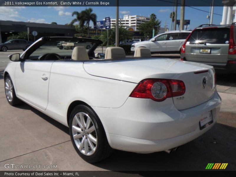 Candy White / Cornsilk Beige 2011 Volkswagen Eos Komfort