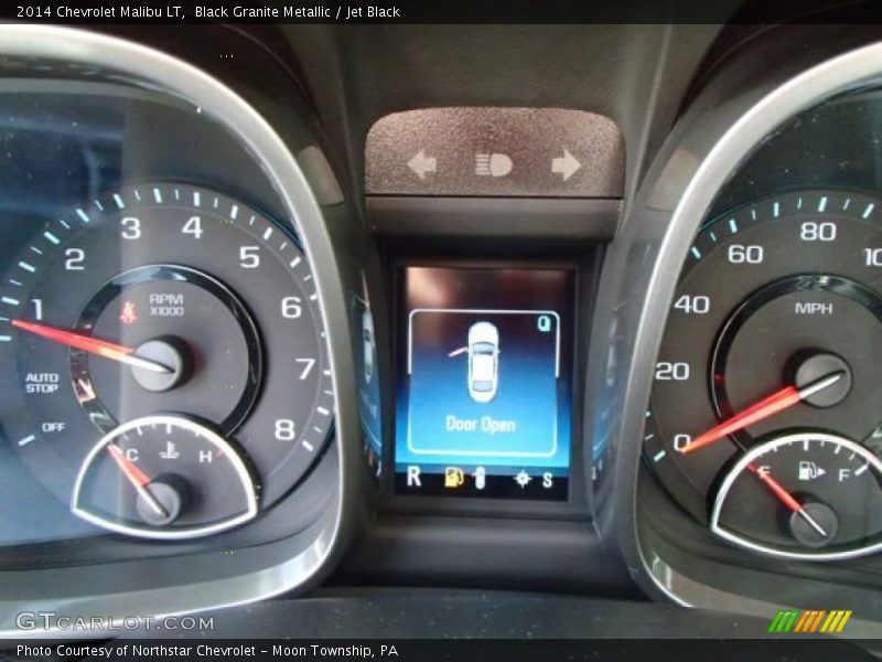 Black Granite Metallic / Jet Black 2014 Chevrolet Malibu LT