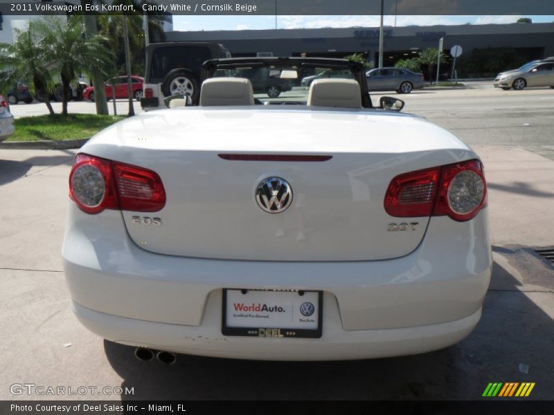 Candy White / Cornsilk Beige 2011 Volkswagen Eos Komfort
