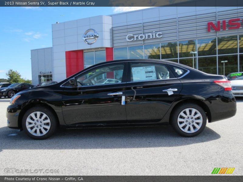 Super Black / Marble Gray 2013 Nissan Sentra SV