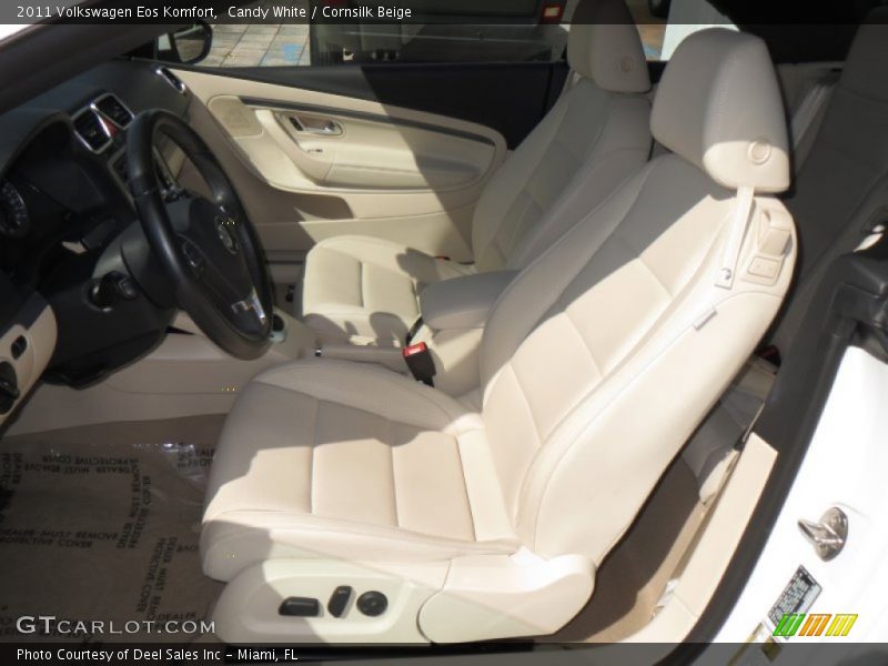 Candy White / Cornsilk Beige 2011 Volkswagen Eos Komfort