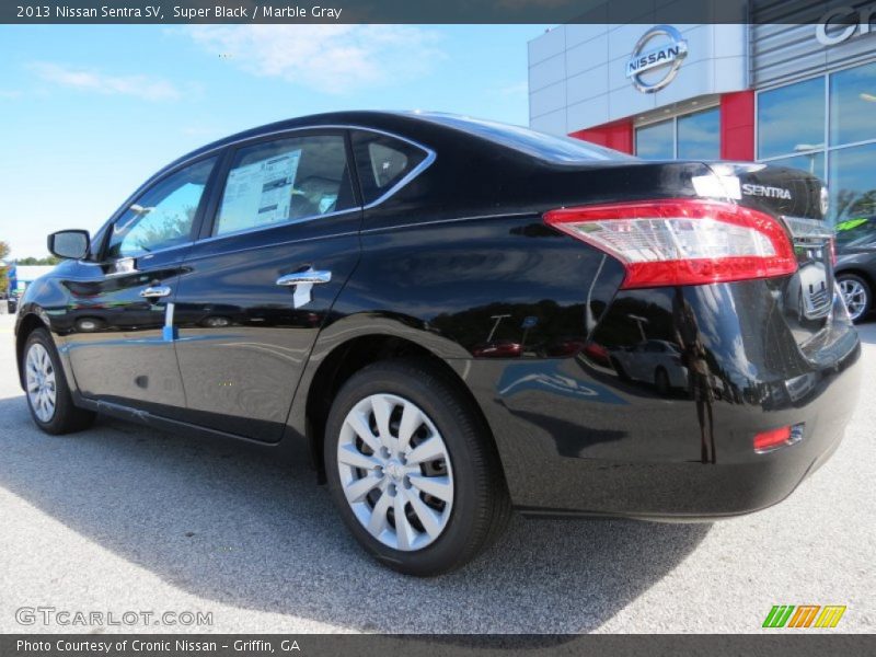 Super Black / Marble Gray 2013 Nissan Sentra SV