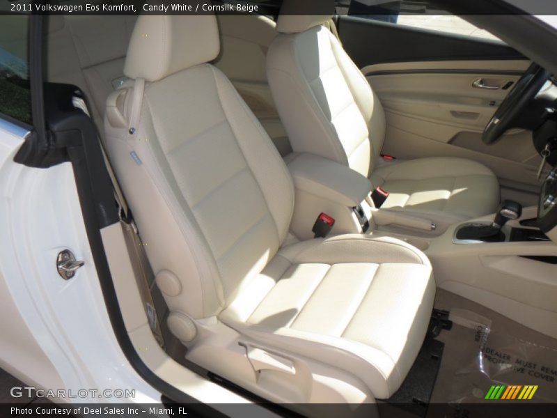 Candy White / Cornsilk Beige 2011 Volkswagen Eos Komfort