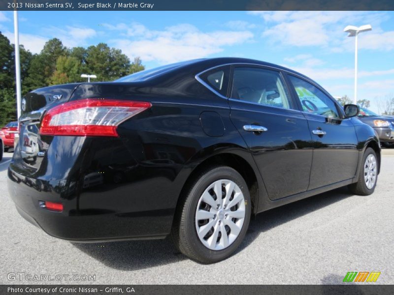 Super Black / Marble Gray 2013 Nissan Sentra SV