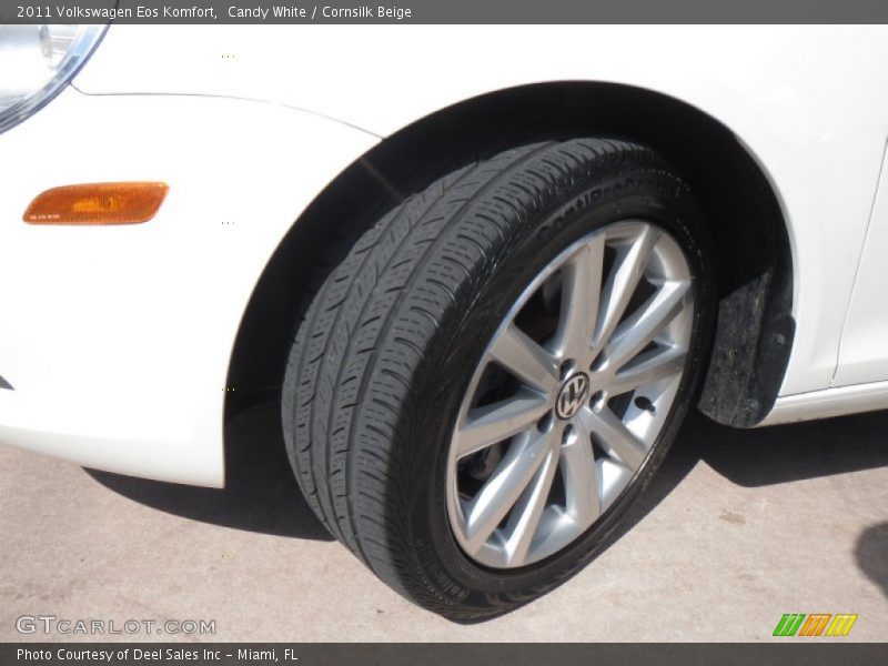 Candy White / Cornsilk Beige 2011 Volkswagen Eos Komfort