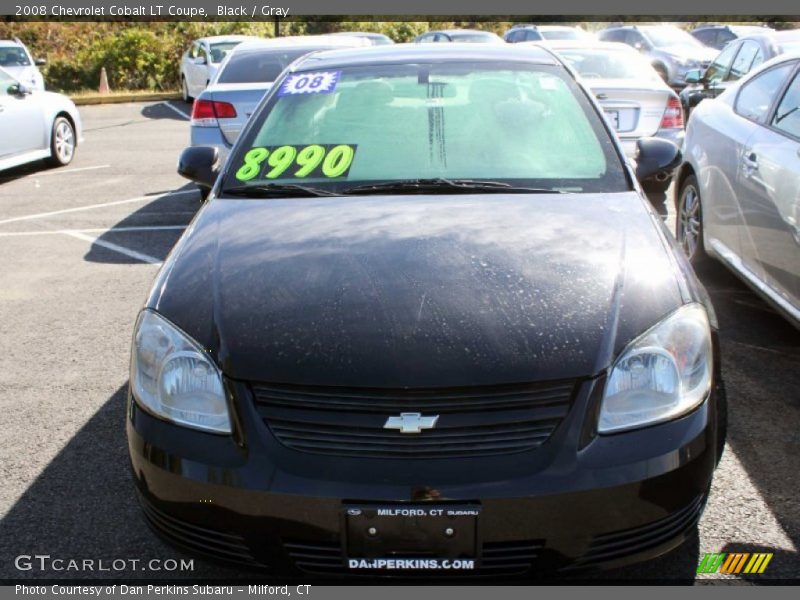 Black / Gray 2008 Chevrolet Cobalt LT Coupe