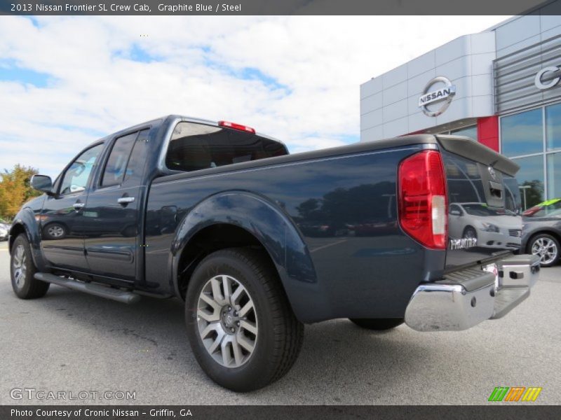 Graphite Blue / Steel 2013 Nissan Frontier SL Crew Cab