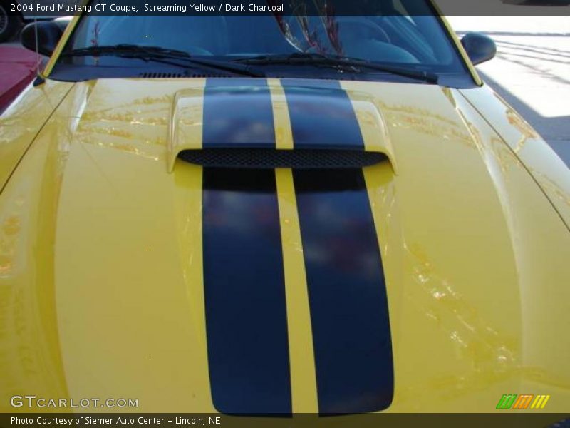 Screaming Yellow / Dark Charcoal 2004 Ford Mustang GT Coupe