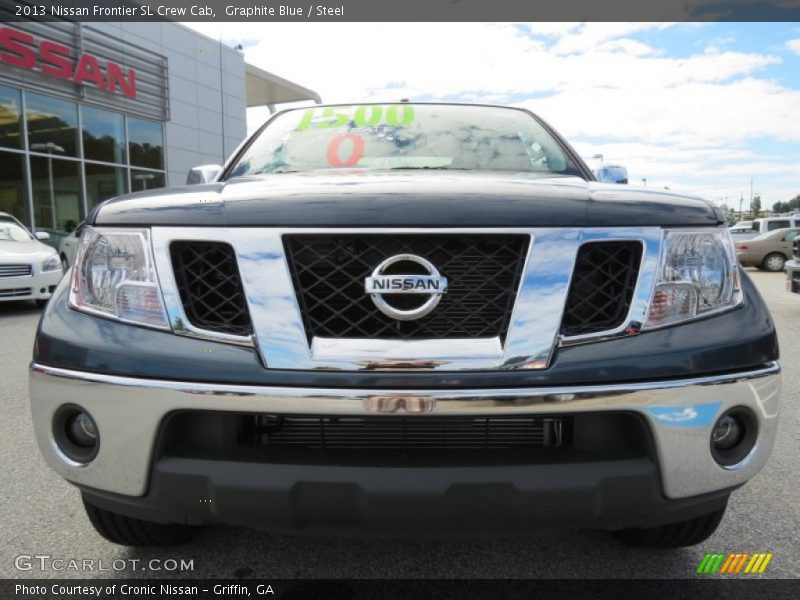 Graphite Blue / Steel 2013 Nissan Frontier SL Crew Cab