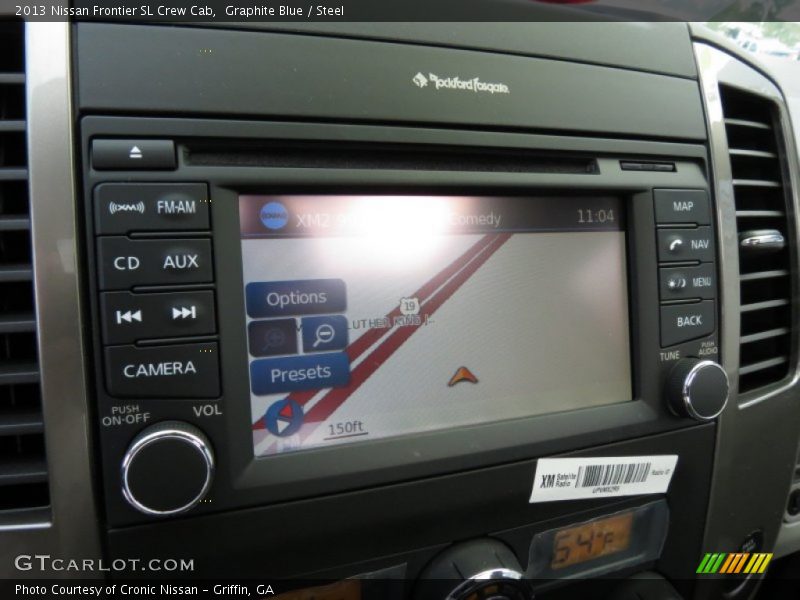 Graphite Blue / Steel 2013 Nissan Frontier SL Crew Cab